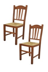 Kėdė Venezia, 2 vnt, rudos kaina ir informacija | Virtuvės ir valgomojo kėdės | pigu.lt