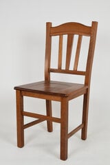Tommychairs - набор из 4 стульев SILVANA структура из бука дубового цвета и сиденье из дерева цена и информация | Стулья для кухни и столовой | pigu.lt