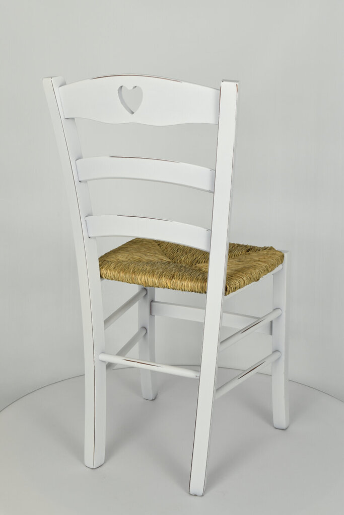 Kėdė Cuore, 2 vnt, baltos цена и информация | Virtuvės ir valgomojo kėdės | pigu.lt
