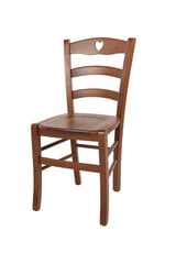 Kėdė Cuore, ruda kaina ir informacija | Virtuvės ir valgomojo kėdės | pigu.lt