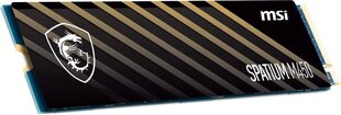 Dysk SSD MSI SPATIUM M450 1TB PCIe 4.0 NVMe M.2 kaina ir informacija | Vidiniai kietieji diskai (HDD, SSD, Hybrid) | pigu.lt