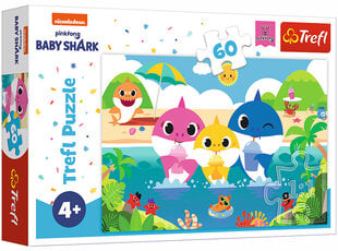 Puzzle 047 baby shark/ *60шт цена и информация | Пазлы | pigu.lt