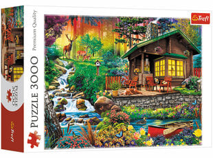 Puzzle 501 сказочнай домик в лесу/ *3000шт цена и информация | Пазлы | pigu.lt