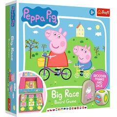 Настольная игра Большие Гонки Свинка Peppa цена и информация | Настольные игры, головоломки | pigu.lt