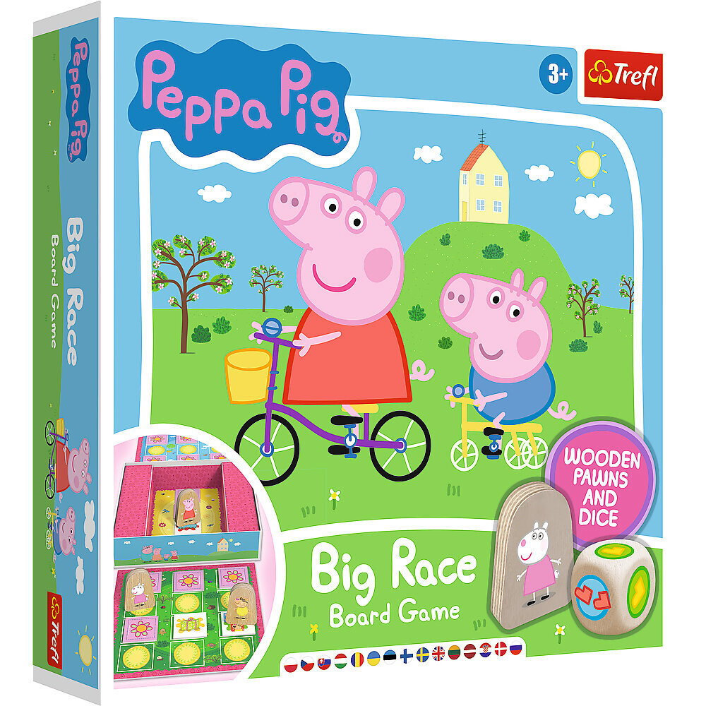 Stalo žaidimas Great Peppa Pig Race kaina ir informacija | Stalo žaidimai, galvosūkiai | pigu.lt