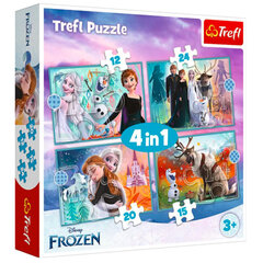 Dėlionė Trefl 4in1 Nuostabioji šalis kaina ir informacija | Dėlionės (puzzle) | pigu.lt