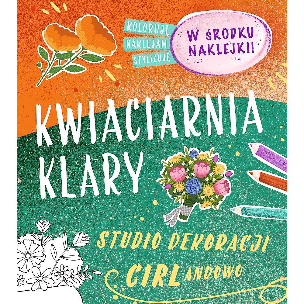 girlandowo studio - Clara gėlių parduotuvė цена и информация | Spalvinimo knygelės | pigu.lt