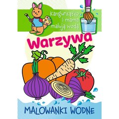 кенгуру раскраски для детей - овощи цена и информация | Книжки - раскраски | pigu.lt