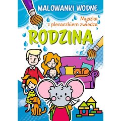 vandens pelės dažymo puslapiai - šeima kaina ir informacija | Spalvinimo knygelės | pigu.lt