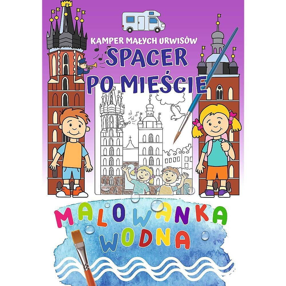 spalvinimo puslapiai vaikams - miestas kaina ir informacija | Spalvinimo knygelės | pigu.lt