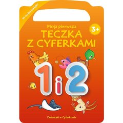 gyvūnai su skaičiais - 1 ir 2 skaičiais kaina ir informacija | Spalvinimo knygelės | pigu.lt