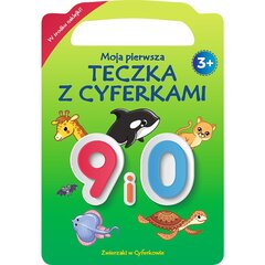 gyvūnai su skaičiais - skaičiais 9 ir 0 kaina ir informacija | Spalvinimo knygelės | pigu.lt