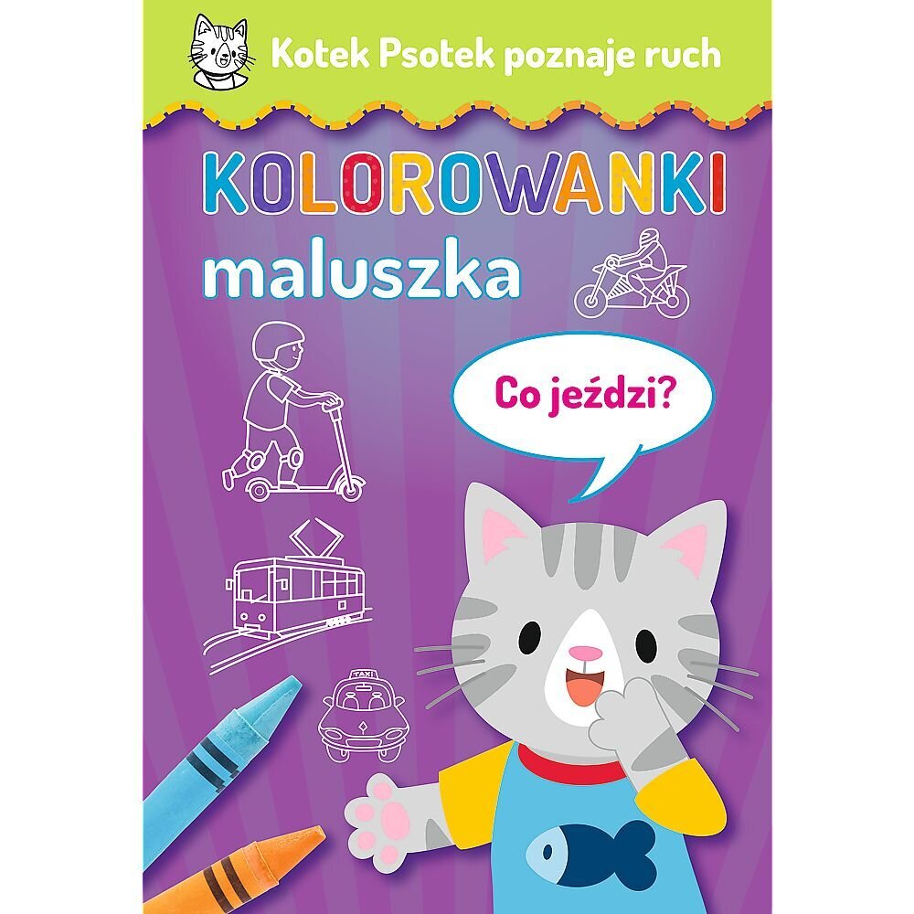 vaikiškos knygos kačiukas žino judėjimą – kas yra bėgimas? kaina ir informacija | Spalvinimo knygelės | pigu.lt