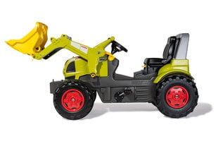 Трактор с педалями и передним ковшом на колесах Farmtrac Claas Arion 640 цена и информация | Игрушки для мальчиков | pigu.lt