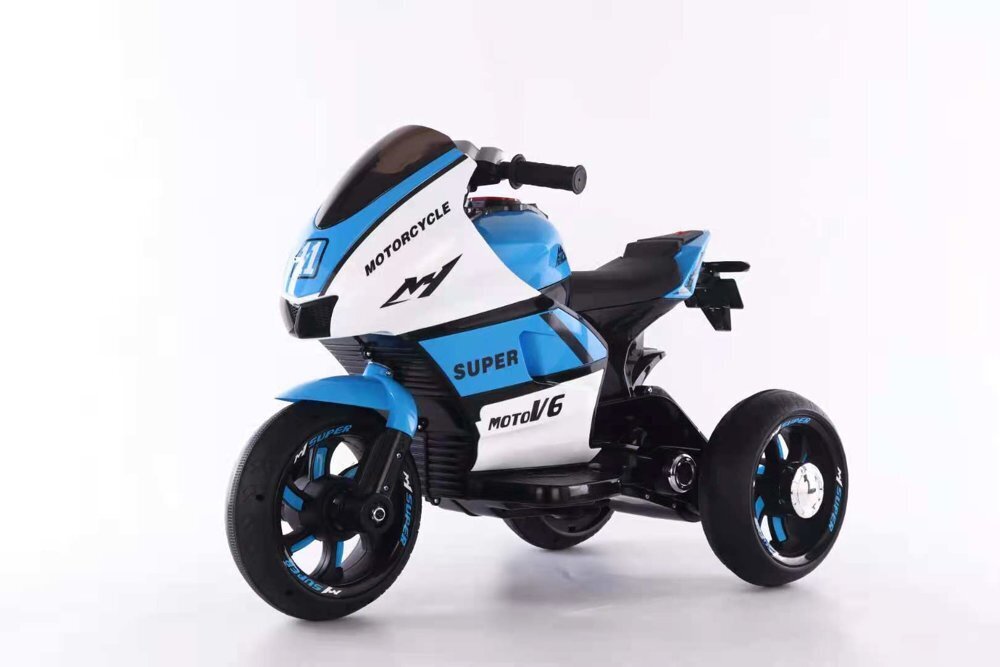 Elektrinis motociklas vaikams Moto V6 HT-5188, mėlynas цена и информация | Elektromobiliai vaikams | pigu.lt