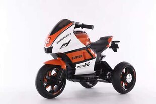 Электромотоцикл детский Moto V6 HT-5188, оранжевый цена и информация | Электромобили для детей | pigu.lt