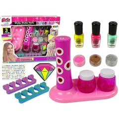 Nagų dažymo rinkinys vaikams Lean Toys Glitter Dispenser kaina ir informacija | Žaislai mergaitėms | pigu.lt