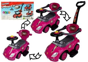 Mega Car 3 в 1, розовый цена и информация | Игрушки для малышей | pigu.lt