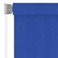 vidaXL Lauko roletas, mėlynos spalvos, 120x140cm, HDPE kaina ir informacija | Žaliuzės | pigu.lt