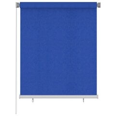 vidaXL Lauko roletas, mėlynos spalvos, 120x140cm, HDPE kaina ir informacija | Žaliuzės | pigu.lt