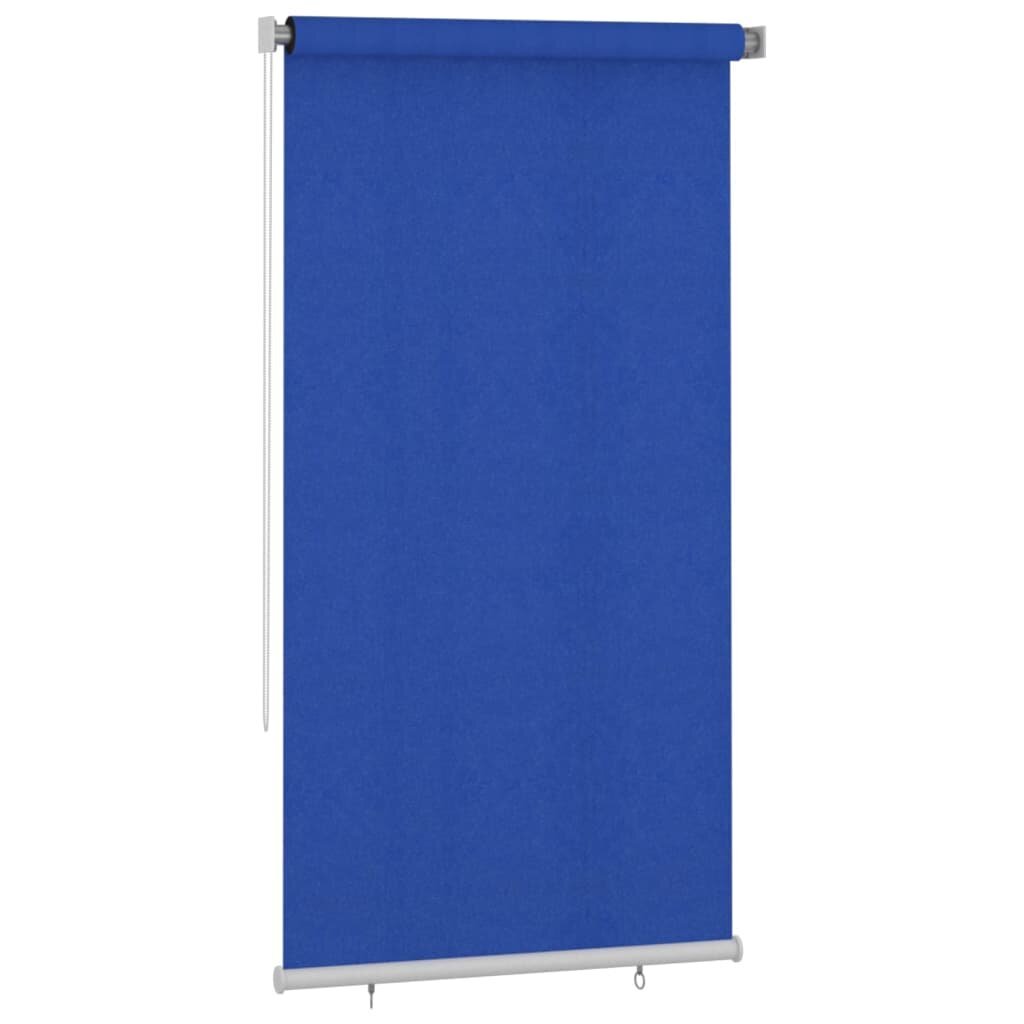 vidaXL Lauko roletas, mėlynos spalvos, 120x230cm, HDPE kaina ir informacija | Žaliuzės | pigu.lt