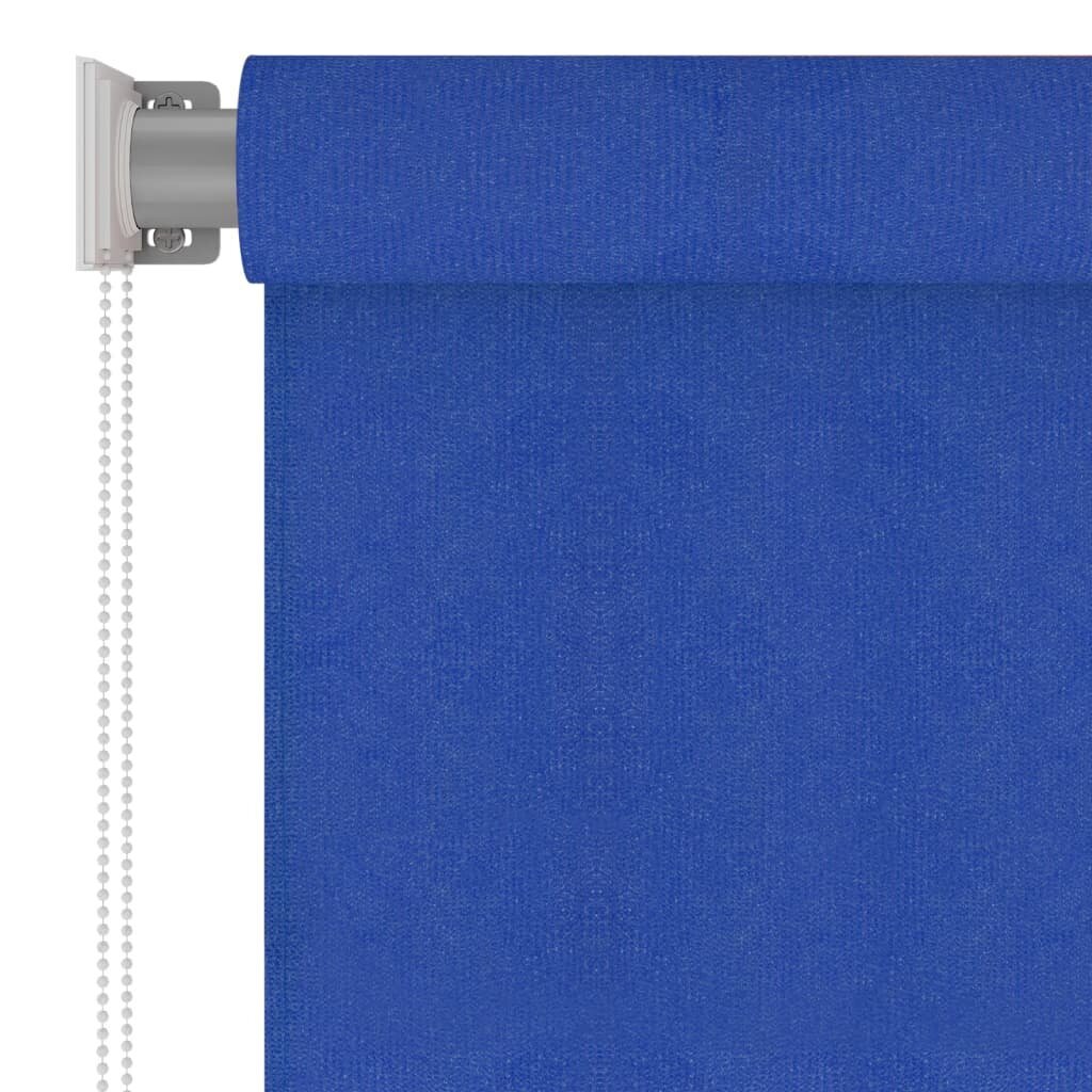 vidaXL Lauko roletas, mėlynos spalvos, 120x230cm, HDPE kaina ir informacija | Žaliuzės | pigu.lt