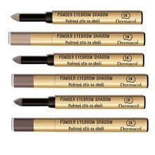 Dermacol Powder Eyebrow Shadow 1 g  č. 2 #8a7369 цена и информация | Карандаши, краска для бровей | pigu.lt