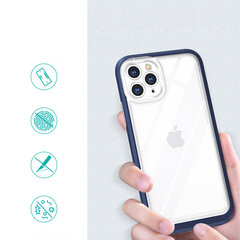 Hurtel Clear 3in1 Case skirtas iPhone 11 Pro, mėlynas kaina ir informacija | Telefono dėklai | pigu.lt