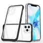 Hurtel Clear 3in1 Case skirtas iPhone 11 Pro Max, juodas kaina ir informacija | Telefono dėklai | pigu.lt