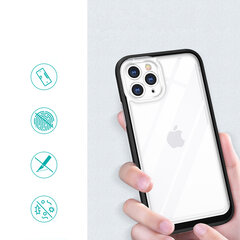 Чехол Hurtel Clear 3 в 1 для iPhone 11 Pro Max, чёрный цена и информация | Чехлы для телефонов | pigu.lt