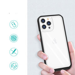 Чехол Hurtel Clear 3 в 1 для iPhone 13 Pro Max, чёрный цена и информация | Чехлы для телефонов | pigu.lt