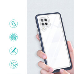 Hurtel Clear 3in1 Case skirtas Samsung Galaxy A42 5G, mėlynas kaina ir informacija | Telefono dėklai | pigu.lt