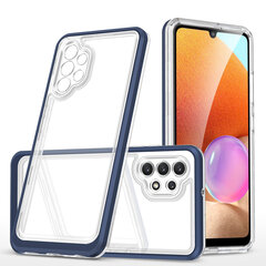 Чехол Hurtel Clear 3 в 1 для Samsung Galaxy A72 4G, синий цена и информация | Чехлы для телефонов | pigu.lt