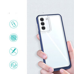 Чехол Hurtel Clear 3 в 1 для Samsung Galaxy S21 5G, синий цена и информация | Чехлы для телефонов | pigu.lt