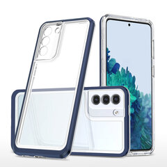 Hurtel Clear 3in1 Case skirtas Samsung Galaxy S21 + 5G (S21 Plus 5G), mėlynas kaina ir informacija | Telefono dėklai | pigu.lt