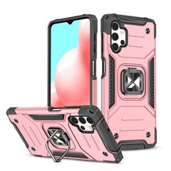 Wozinsky Ring Armor Hybrid Case skirtas Samsung Galaxy A73, auksinis kaina ir informacija | Telefono dėklai | pigu.lt