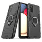 Ring Armor tough hybrid case cover + magnetic holder, skirtas Samsung Galaxy A03s, juodas цена и информация | Telefono dėklai | pigu.lt