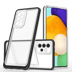 Hurtel Clear 3in1 Case skirtas Samsung Galaxy A33 5G, juodas kaina ir informacija | Telefono dėklai | pigu.lt