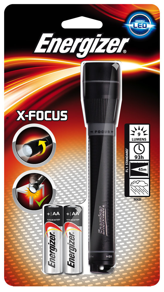 Prožektorius Energizer X-FOCUS AA kaina ir informacija | Žibintuvėliai, prožektoriai | pigu.lt