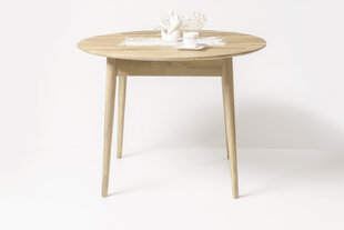 Стол обеденный Nord 3 D850х750 (отбеленный дуб) цена и информация | Кухонные и обеденные столы | pigu.lt
