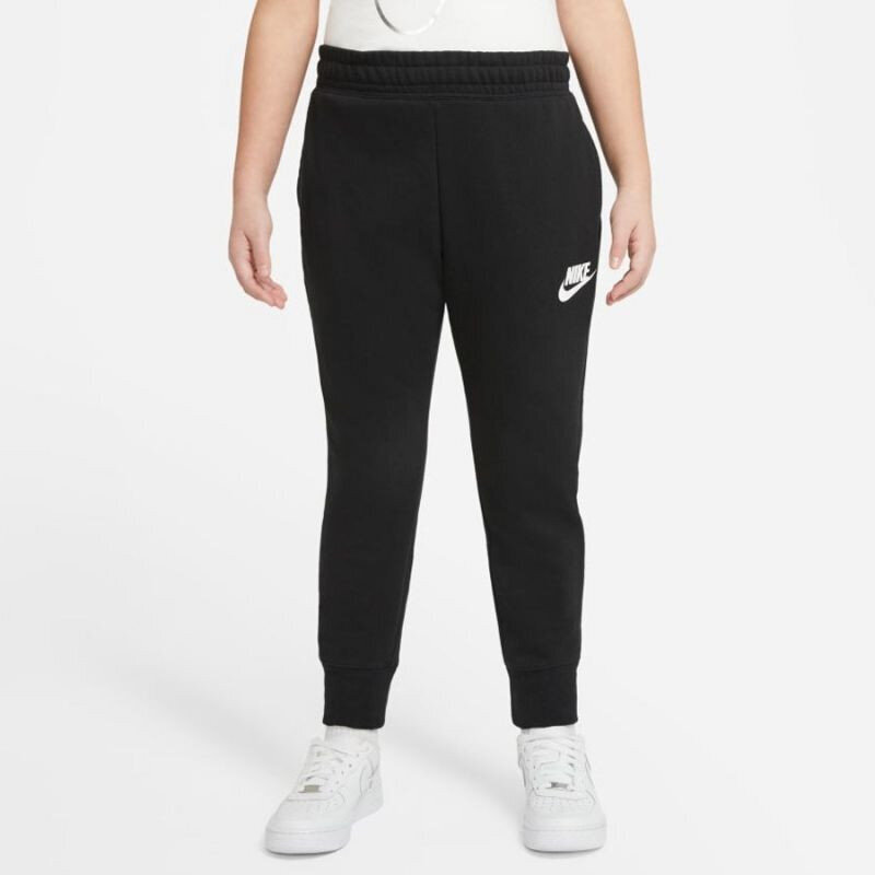 Sportinės kelnės mergaitėms Nike Sportswear Club Big Kids' French Terry Pants Jr цена и информация | Kelnės mergaitėms | pigu.lt