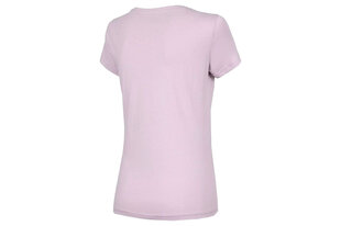 Marškinėliai moterims 4F H4L22 TSD013, violetiniai kaina ir informacija | Marškinėliai moterims | pigu.lt
