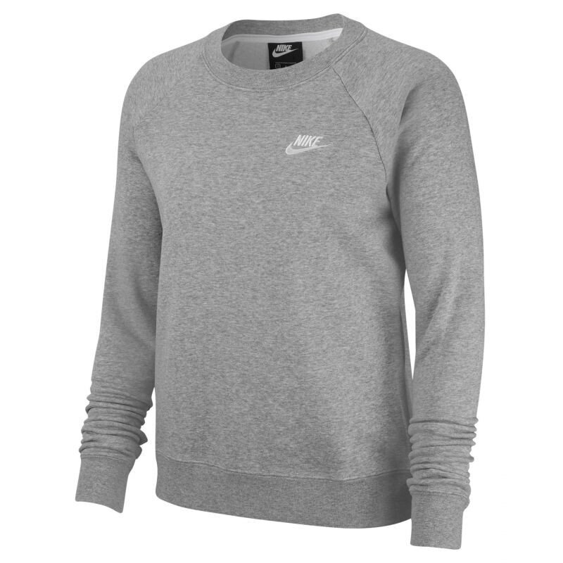 Megztinis moterims Nike Essentials Crew FLC BV4110 063, pilkas kaina ir informacija | Sportinė apranga moterims | pigu.lt