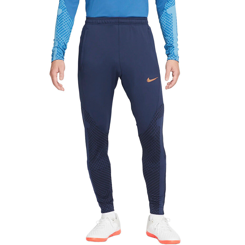 Vyriškos sportinės kelnės Nike Dri-Fit Strike Pant Kpz DH8838 410, tamsiai mėlynos kaina ir informacija | Futbolo apranga ir kitos prekės | pigu.lt