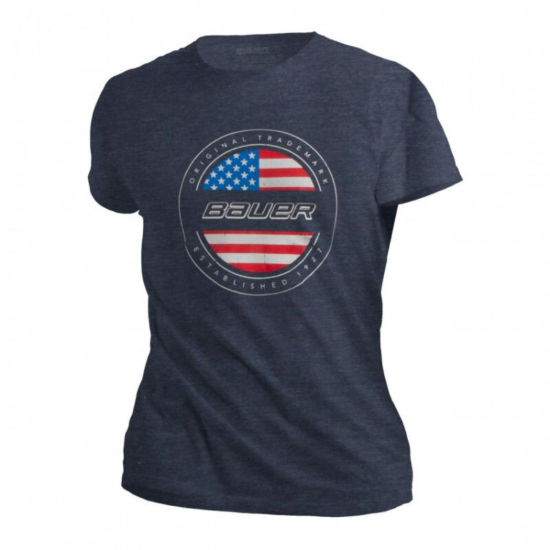 Marškinėliai berniukams Bauer USA Flag Jr. 1059423 kaina ir informacija | Marškinėliai berniukams | pigu.lt