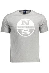 Marškinėliai vyrams North Sails, pilki kaina ir informacija | Vyriški marškinėliai | pigu.lt
