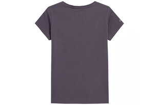Marškinėliai moterims 4F H4L22 TSD061, violetiniai kaina ir informacija | Marškinėliai moterims | pigu.lt
