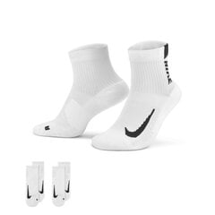 Nike kojinės MULTIPLIER ANKLE, baltos цена и информация | Мужские носки | pigu.lt