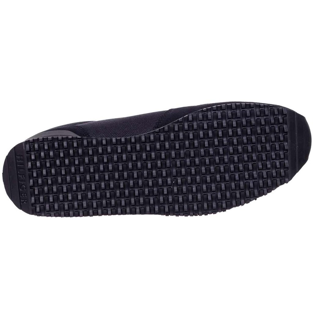 Sportiniai batai vyrams Tommy Hilfiger Iconic Material Mix Runner M FM0FM04022, juodi kaina ir informacija | Kedai vyrams | pigu.lt