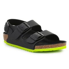 Basutės vaikams Birkenstock Milano Kinder 1022129, juodos kaina ir informacija | Basutės vaikams | pigu.lt